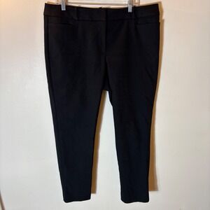 Loft Curvy Skinny Ankle Pants Size 14 Black